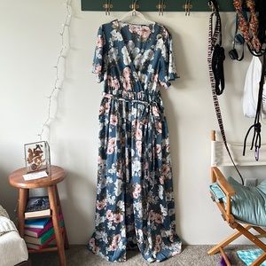 Baltic Born Dress, Sicily Satin Maxi Dress